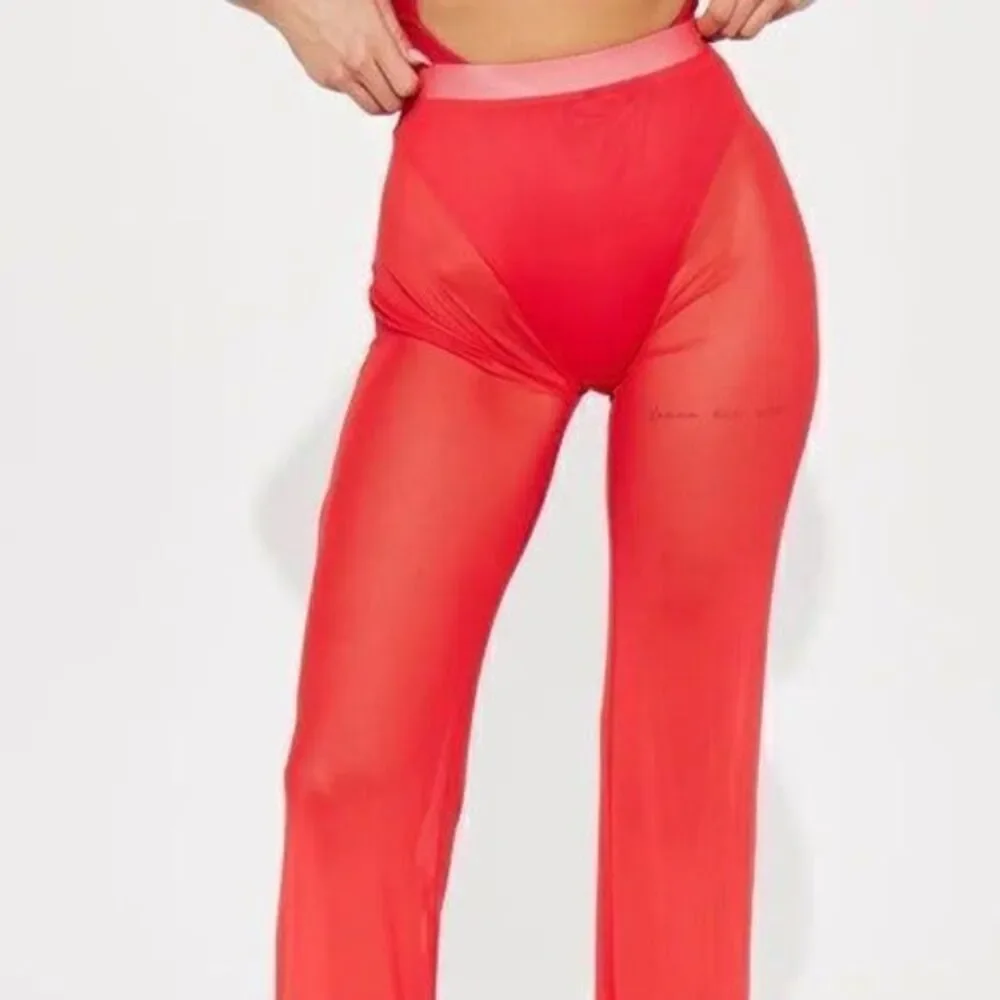 Spicy Hot High Waisted Mesh Swim Cover Up Pant Size M RefM017‎